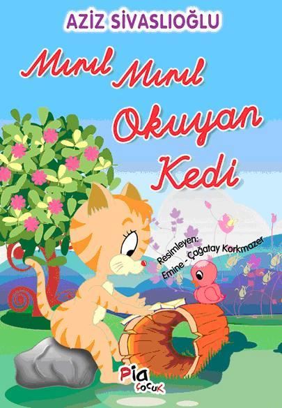 Okuyan Kedi Dizisi / 2 - Mırıl Mırıl Okuyan Kedi resmi