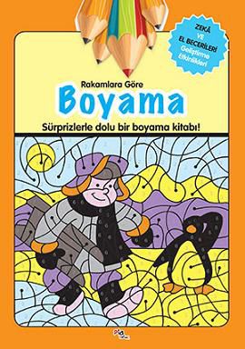 Zeka ve El Becerileri Geliştirme Etkinlikleri / Rakamlara Göre Boyama resmi