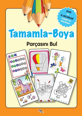 Zeka ve El Becerileri Geliştirme Etkinlikleri / Tamamla-Boya Parçasını Bul resmi