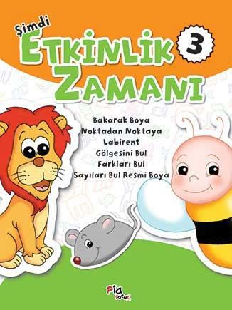Şimdi Etkinlik Zamanı 3 - Bakarak Boya – Noktadan Noktaya – Labirent – Gölgesini Bul – Farkları Bul – Sayıları Bul Resmi Boya resmi