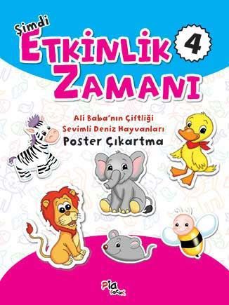 Şimdi Etkinlik Zamanı 4 - Bakarak Boya – Ali Baba’nın Çiftliği – Sevimli Deniz Hayvanları resmi