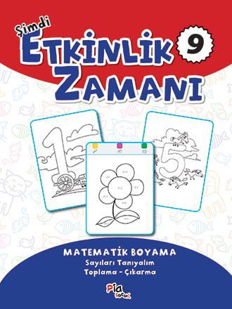 Şimdi Etkinlik Zamanı 9 - Matematik Boyama resmi